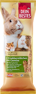 Nagersnack Knabberstäbchen mit Gemüse, Exquisit Dein Bestes