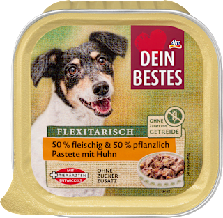 Nassfutter Hund mit Huhn, Flexitarisch Dein Bestes