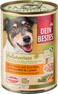 Nassfutter Hund mit Huhn & Zucchini, Naturverliebt Dein Bestes