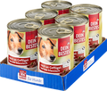 Nassfutter Hund reich an Geflügelherzen, Multipack (6x400 g) Dein Bestes