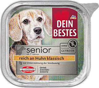 Nassfutter Hund reich an Huhn mit Kartoffel, Senior Dein Bestes