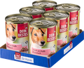 Nassfutter Hund reich an Kalb, Multipack (6x400 g) Dein Bestes