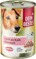 Nassfutter Hund reich an Kalb Dein Bestes