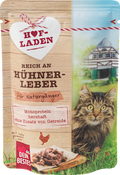 Nassfutter Katze mit Hühnerleber, Hofladen Dein Bestes