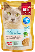 Nassfutter Katze mit Pute, Brokkoli & Ei, das Süppchen Dein Bestes