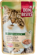 Nassfutter Katze mit Pute, Naturverliebt Flexitarisch Dein Bestes