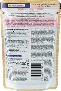Nassfutter Katze mit Pute, Naturverliebt Flexitarisch Dein Bestes