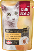 Nassfutter Katze reich an Hähnchen, Sternenküche  Dein Bestes