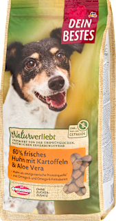 Trockenfutter Hund, Kartoffel & Aloe Vera, Naturverliebt Dein Bestes