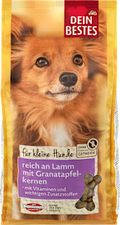 Trockenfutter Hund mit Lamm & Granatapfelkernen, für kleine Hunde Dein Bestes