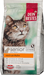 Trockenfutter Katze mit Huhn, Senior  Dein Bestes