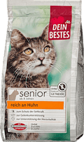 Trockenfutter Katze mit Huhn, Senior  Dein Bestes