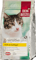 Trockenfutter Katze sensitive mit Geflügel Dein Bestes