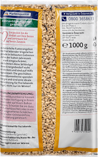 Vogelfutter Sonnenblumenkerne geschält Dein Bestes