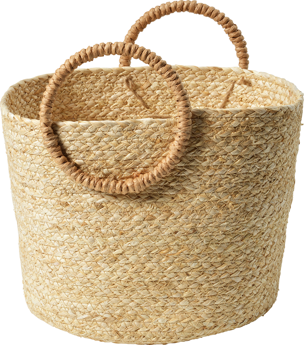 Aufbewahrungskorb aus Seegras, natur (25x20x23 cm) Dekorieren & Einrichten