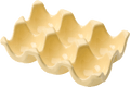 Eierablage aus Dolomit, gelb (14,5x9,5x3,6 cm) Dekorieren & Einrichten