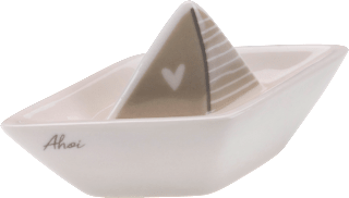 Keramikschiffchen "Ahoi", beige Dekorieren & Einrichten