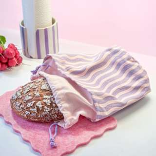Schneidebrett-Set aus Kunststoff/HDPE, marmoriert rosa/lila Dekorieren & Einrichten