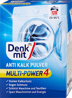 Anti-Kalk Pulver für Waschmaschinen 128 WL Denkmit