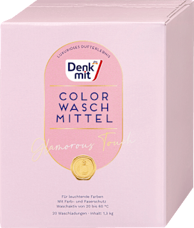 Colorwaschmittel Pulver Glamorous Touch Denkmit