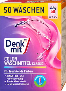 Colorwaschmittel Pulver Denkmit