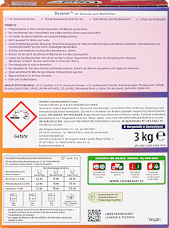Colorwaschmittel Pulver Denkmit
