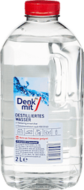 Destilliertes Wasser Denkmit