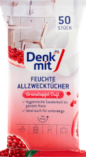Feuchte Allzwecktücher Granatapfel Denkmit