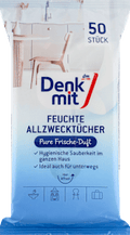 Feuchte Allzwecktücher Pure Frische Denkmit