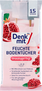 Feuchte Bodentücher Granatapfel Denkmit