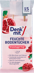 Feuchte Bodentücher Granatapfel Denkmit