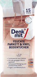 Feuchte Bodentücher Parkett & Vinyl Denkmit
