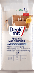 Feuchte Reinigungstücher für Möbel Denkmit