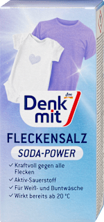 Fleckenentferner Salz für Weiß- & Buntwäsche Denkmit
