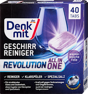 Geschirrspülmittel-Tabs Revolution Denkmit