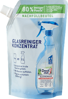 Glasreiniger Konzentrat Nachfüllpack Denkmit