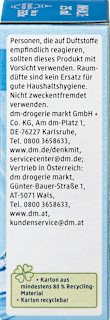 Lufterfrischer Minispray Ocean Fresh Nachfüllpack Denkmit