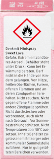Lufterfrischer Minispray Sweet Love Nachfüllpack Denkmit