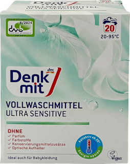 Vollwaschmittel Pulver Ultra Sensitive  Denkmit