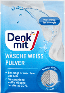 Wäsche Weiß Pulver  Denkmit