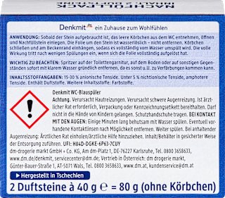 WC-Blauspüler Nachfüllpack Denkmit