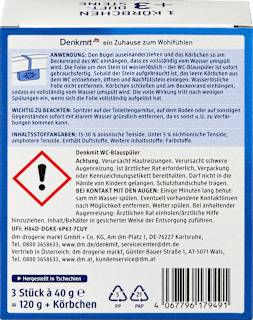 WC-Blauspüler Denkmit