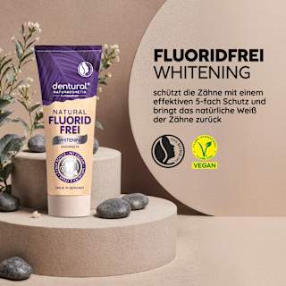 Zahnpasta Natural fluoridfrei Whitening dentural