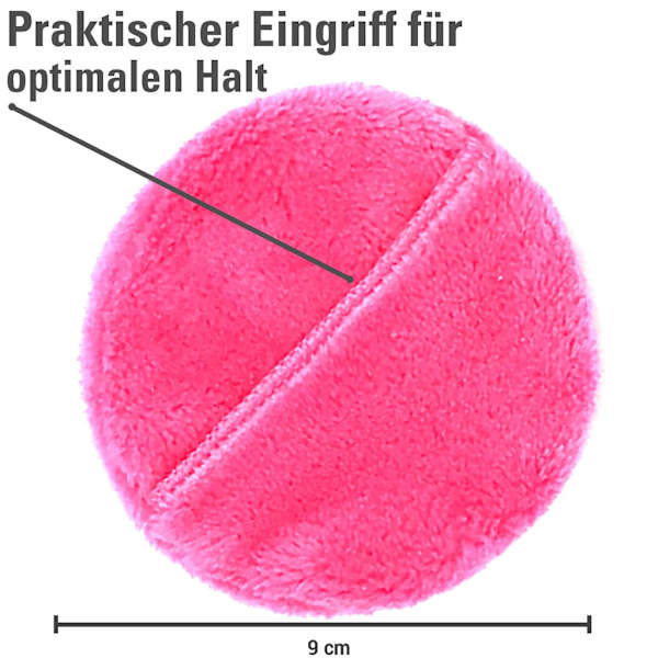MakeUp Radierer Pad Pink  Der original MakeUp Radierer