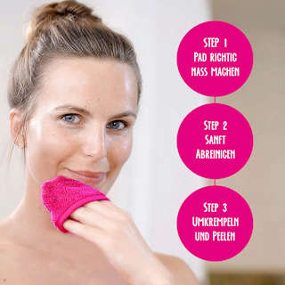MakeUp Radierer Pad Pink  Der original MakeUp Radierer