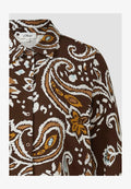 s.Oliver Button-down blouse - dunkelbraun