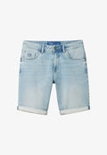 TOM TAILOR JOSH - Denim shorts - light stone wash denim