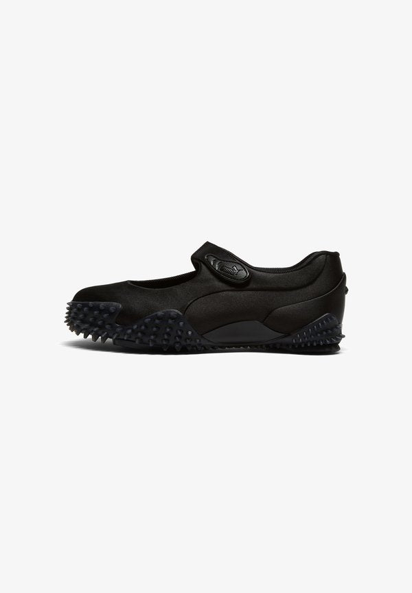Puma MOSTRO FEY SATIN WNS - Ankle strap ballerina shoes - puma black-cool dark gray