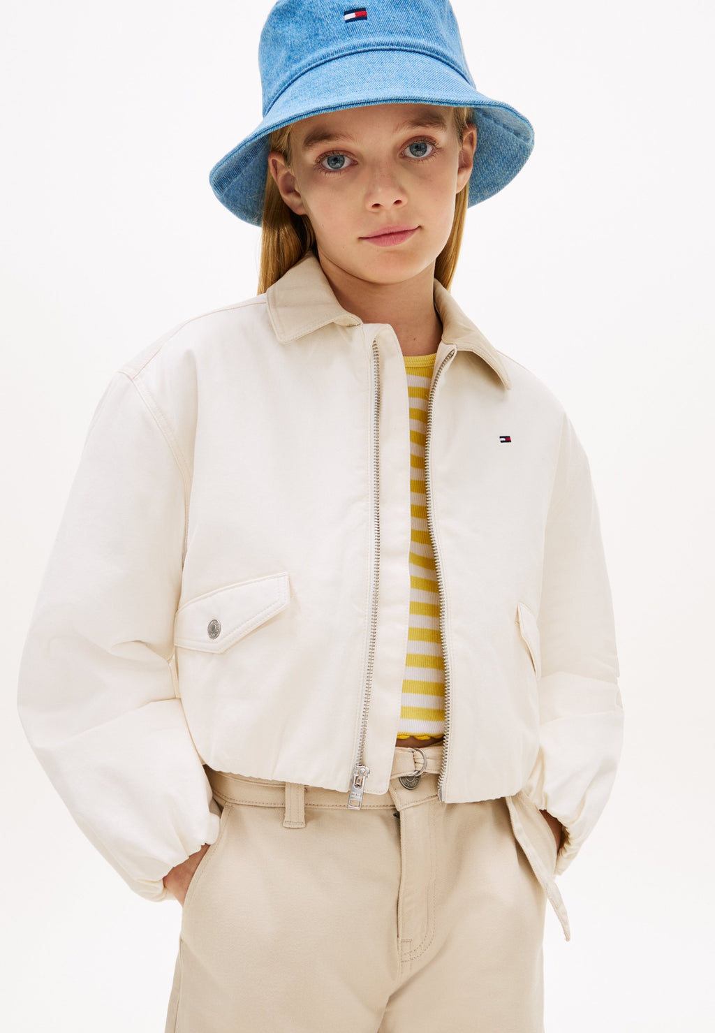 TEXTURED BACK LOGO RELAXED JACKET Media 3