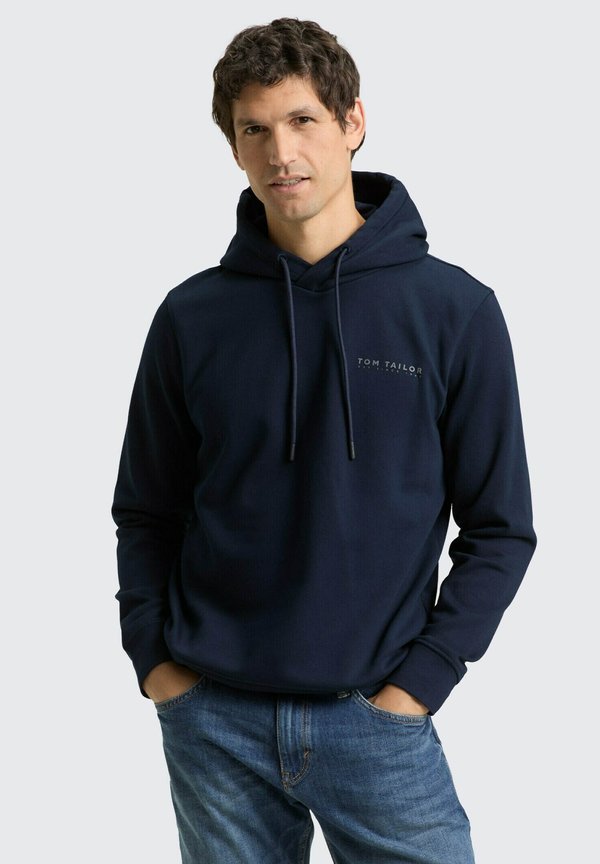 TOM TAILOR BASIC  - Hoodie - sky captain blue